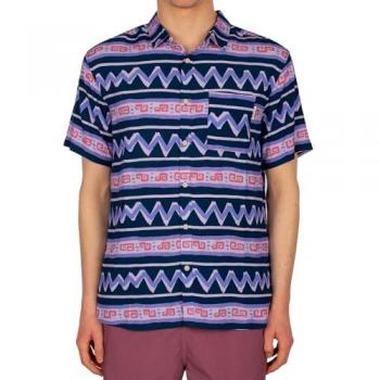Camisa Casual de Hombre Iriedaily Resort SSL Estampada Dove Blue
