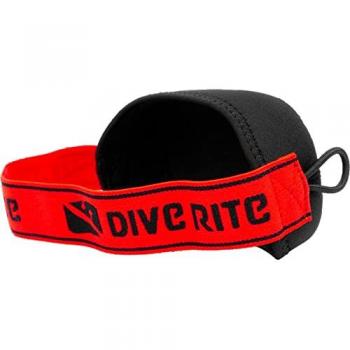 Máscara Dive Rite ES200 Roja - Máscara de buceo, diseño ergonómico, marco bajo perfil, lente de vidrio templado, hebillas ajustables, sellos de silicona para un ajuste cómodo y hermético