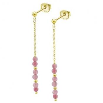 Pendientes Lotus Silver Trendy LP3770-4/1 Plata, Mujer, acabado brillo con bola de plata