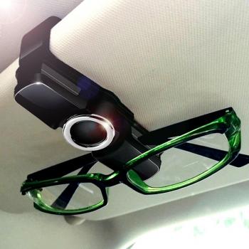 Doble Gafas De Sol Clip Titular, Sunvisor Coche Clip Sunglass Organizador Documentos De Boleto Titular, Clip De Doble Extremo Para Todos Los Vidrios Y Lentes