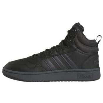 adidas Originals Hoops 3.0 Mid Classic Winterized Sneakers with Fur Lining