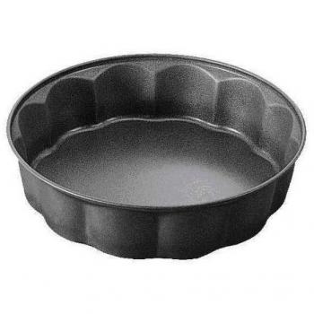 Molde para tarta Ballarini de Acero con Revestimiento Cortan, Color Negro - Ideal para Bizcochos y Tartas, 26 cm