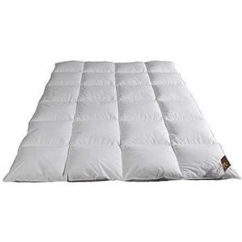 Böhmerwald 309611-20 edredón de plumón con 4 cm de grosor, 100% plumón, 155 x 220 cm, 1,000 G