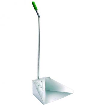 Maya 09025 - Recogedor Metálico Galvanizado, Gran Resistencia, Resistente a la Corrosión, Ideal para jardín - 76cm