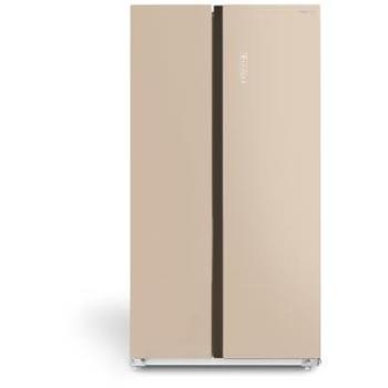 Frigorífico Side by Side 550L No Frost Inverter Beige