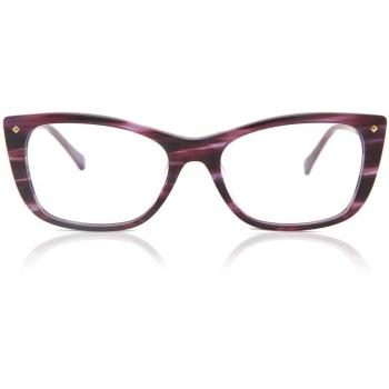 Cat Eye Full Rim Plastic Women’s Prescription Glasses - Purple - Size 53 - Blue Light Block Available - SmartBuy Collection