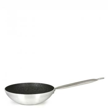 Sartén Wok 28 cm Antiadherente Tricapa Aluminio