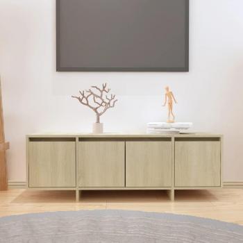 Soporte para TV aglomerado color roble Sonoma 120x30x40,5 cm
