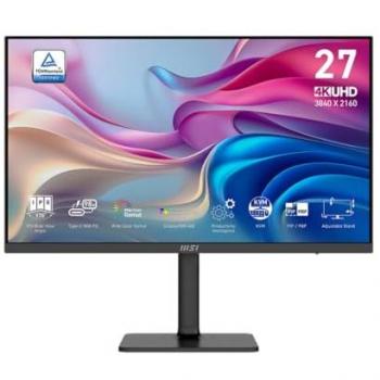 Monitor MSI Modern MD272UPHGDE 27 4K Ultra HD IPS 3840 x 2160 Pixeles HDMI/DP/USB-C