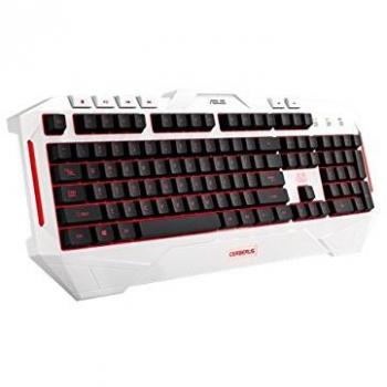 Asus Cerberus Arctic USB QWERTY US Inglés Blanco Teclado – Teclados
