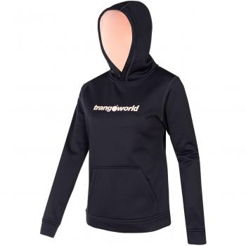 Sudadera Trangoworld Poppi Mujer Black Tropical Peach S