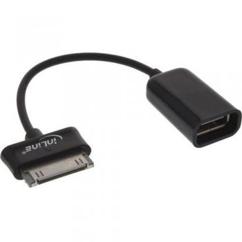 InLine 31607 Samsung USB-A Negro adaptador de cable - Adaptador para cable