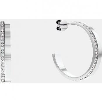 Calvin Klein Timeless Pendientes De Aro Con Circonitas Acero