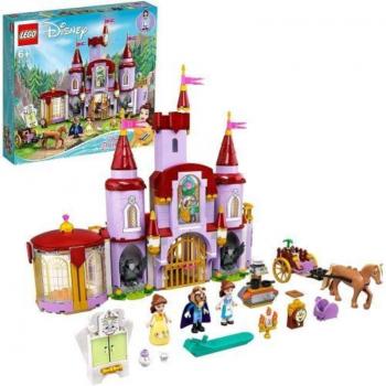 LEGO Disney Princess 43196 Castillo de Bella y Bestia Juguete de Construcción con 3 Mini Muñecas y 7 Figuras, para Niños a partir de 6 años, Contiene 505 Piezas