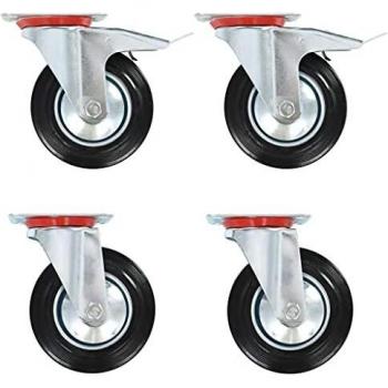 SengentoStyle Zwenkwielen 4 st 160 mm