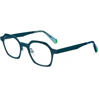 Etnia Barcelona Brutal No.24 PT Men's Eyeglasses Blue Size 47 - Frame Only, Free Lenses, HSA/FSA Insurance, Blue Light Block Available