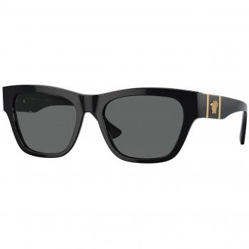Versace VE4457F Asian Fit 55mm Men's Black Sunglasses