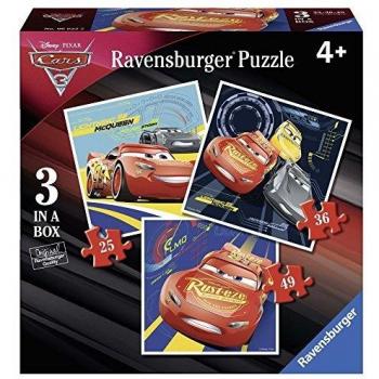 Puzzle Ravensburger Cars 3 - 25, 36 y 49 piezas