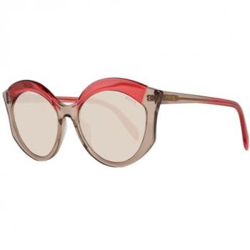Emilio Pucci Women's Brown Butterfly Sunglasses EP0146 5645E with UV Protection