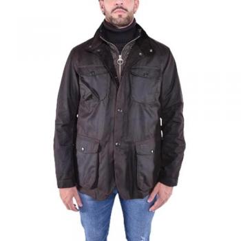 Barbour Ogston XL Brown Wax Cotton Jacket for Men