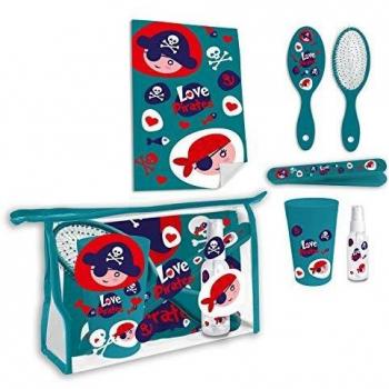 Kids KL10290, Neceser Piratas Completo 22x14cm Niños Unisex, Varios
