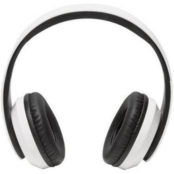 Denver Electronics BTH-203W Binaural Diadema Negro, Blanco Auricular con micrófono - Auriculares con micrófono
