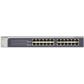 NETGEAR Switch Ethernet JGS524E Smart Plus de 24 puertos, switch Gigabit con opciones de montaje en sobremesa o bastidor y asistencia técnica limitada de por vida