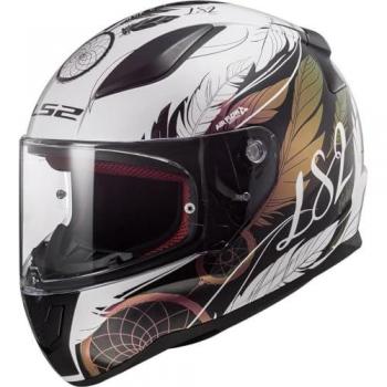 Casco Integral LS2 FF353 Rapid II Boho Blanco/Negro/Rosa