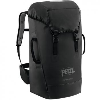 Petzl Transport 60L Black Gear Bag - Durable Fall Protection Rucksack