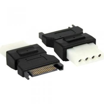 Adaptador de Alimentación SATA 15 pines a Molex 4 pines (5,25) - Interfaz Interna para PC