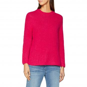 SELECTED FEMME Slfregina LS Knit O-Neck, suéter para Mujer, Rojo