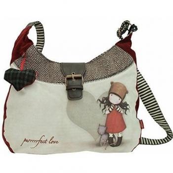 Gorjuss Purrrrfect Love Slouch Bag