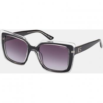 Guess Black Square Women's Sunglasses with Grey Gradient Lenses