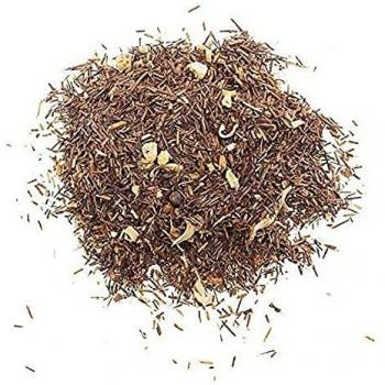 Aromas de Té - Infusión Ecológica de Rooibos con Jengibre y Azahar en Bolsa de 100 gr. - Posee Propiedades Digestivas y Relajantes - Infusión Natural Sin Teína