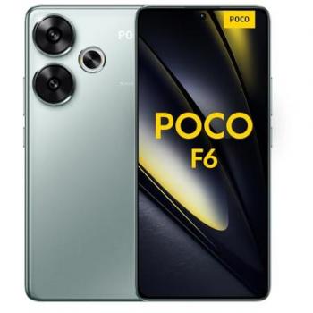 Xiaomi Poco F6 5G Smartphone Dual SIM 12GB RAM 512GB Verde, Snapdragon 8s Gen 3, Pantalla AMOLED de 120 Hz, Carga Turbo de 90W, Cámara Dual de 50MP