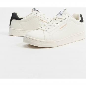 Sergio Tacchini Men's Capri White Sneakers with Contrast Details - Size 8 US