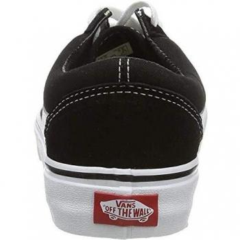 Vans Old Skool Unisex Sneakers - Black - Size 47 - Leather and Textile