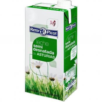 Reny Picot Leche Semidesnatada - Paquete de 6 x 1000 ml - Total: 6000 ml