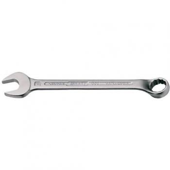 Llave combinada mixta HAZET 603-18, 18 mm, DIN3113B, fabricada en acero al cromo vanadio, acabado pulido y cromado para mayor resistencia a la corrosión, diseño ergon