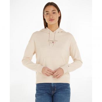 Tommy Hilfiger - Sudadera de mujer con capucha y goma elástica en cintura y puños