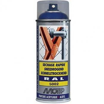 Laca Acrílica Brillante RAL 5002 Azul Ultramarino - 400 ml Quik Secado