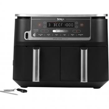 Freidora de aire Ninja Dual Zone Max Pro 9,5 L 2600 W con sistema Smart Cook Negra