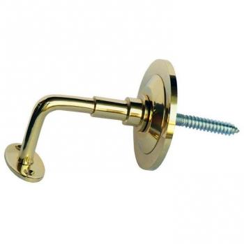 Soporte barandilla laton pulido