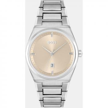 Reloj analógico de mujer BOSS Steer 1502670 de acero rosa