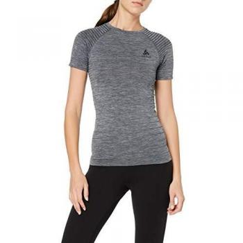 Odlo T-Shirt MC Performance Light Camiseta Interior Mujer, Mujer, Grey Melange, M
