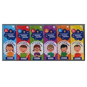 Juego educativo Para Mentes Rápidas - Tarjetas educativas a color para niños de 7 años en adelante, diseñadas para estimular la agilidad mental y el aprendizaje interactivo