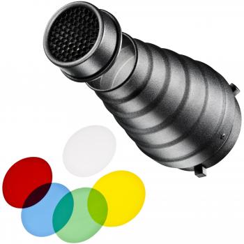 Set de Accesorios Snoot para Estudio Walimex pro VC&K&VE, Color Negro