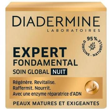 Diadermine - Expert Fondamental - Crème de Nuit - Anti-âge - Pot 50 ml