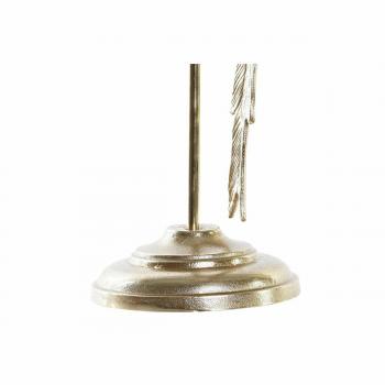 Candelabro decorativo de aluminio con diseño de loro para el hogar