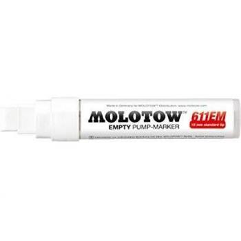 Marcador Vacío Molotow 611EM de 15 mm con Punta Cuadrada